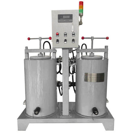 Двухканальная система фильтрации парафина